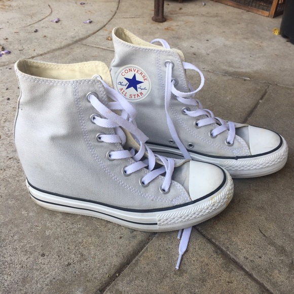 Converse Shoes - Hidden wedge converse high tops